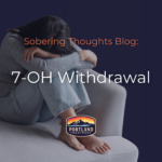7-oh withdrawal & detox blog portland with woman experiencing 7-oh withdrawals on the cover photo