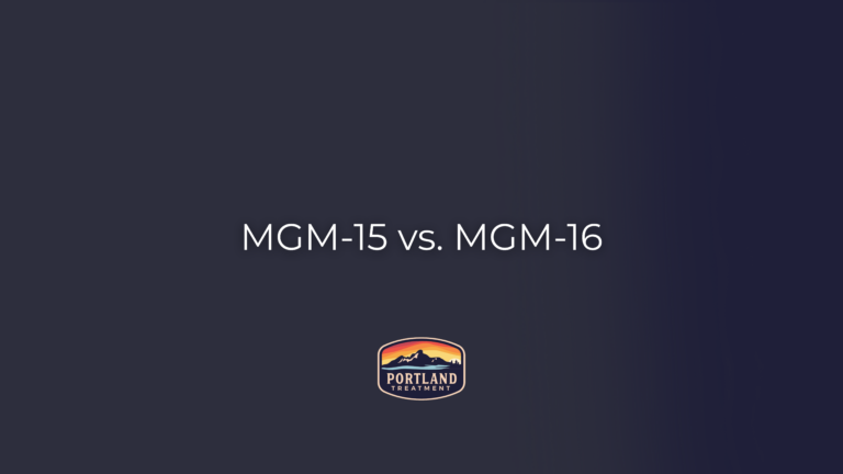 Portland Treatment's Blog comparing MGM-16 and MGM-15 and the new scheduling for both
